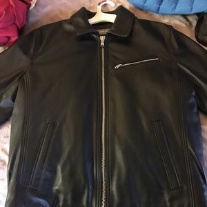 Brand New Michael Kors leather jacket. NWT